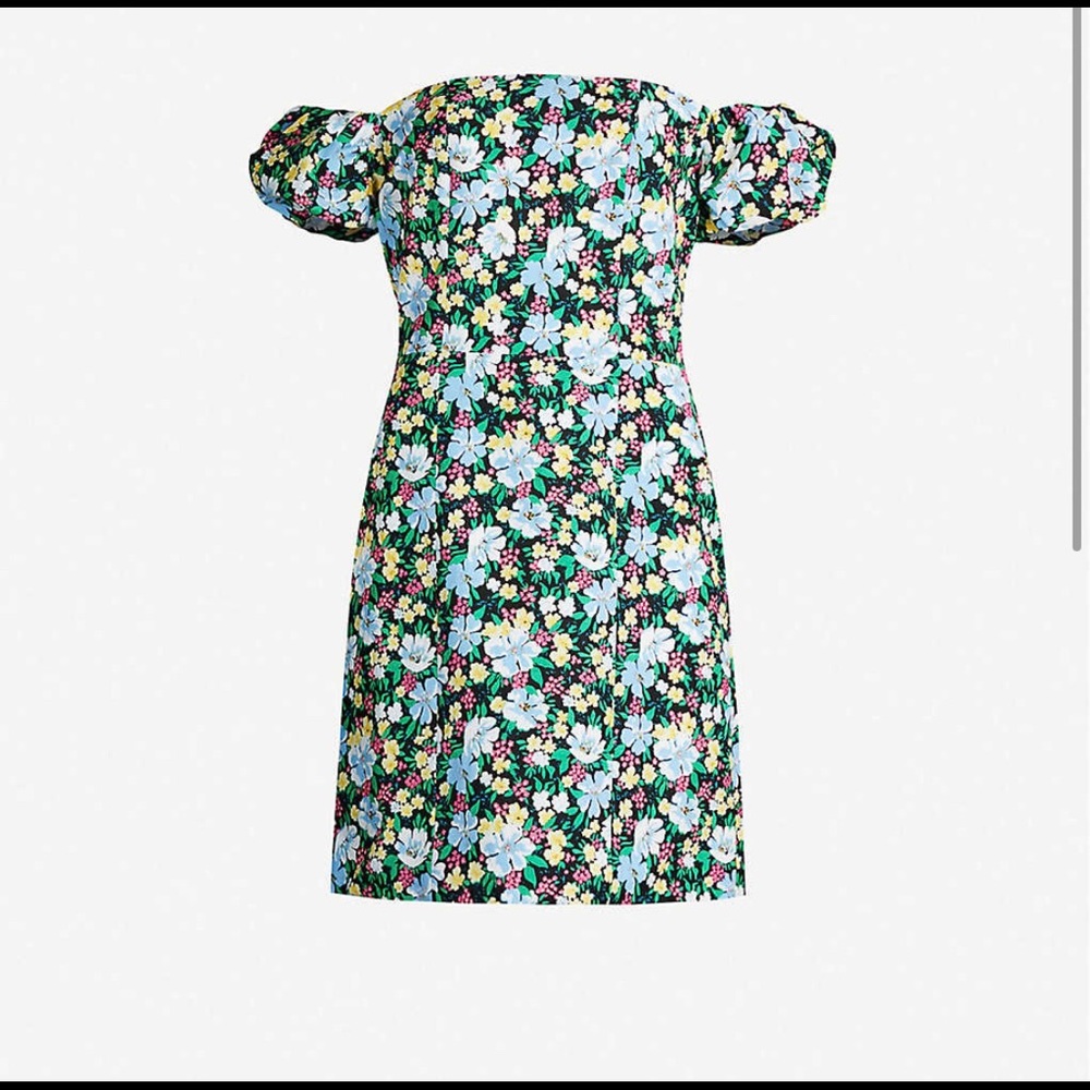 Maje Floral off-the-shoulder dress  T1
